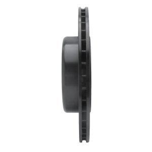 BMW 535I GT Brake Rotor (1) - Rear Left - R1 Concepts - Drilled & Slotted - Black - `10-`19